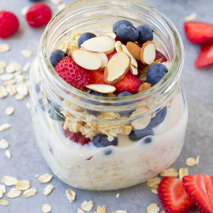 No cook overnight oatmeal