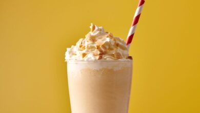 The perfect peanut butter milkshake