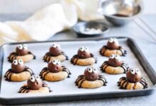 Cookies peanut butter spider halloween easy kids eatwell101 creepy treats foodie proclaimed self recipe livedan330 make