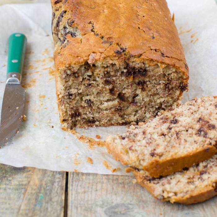 Peanut butter chocolate chip banana bread