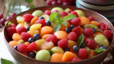 Perfect summer fruit salad