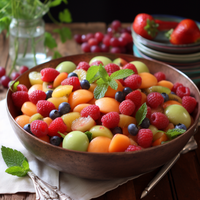 Perfect summer fruit salad