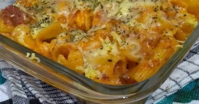 Baked rigatoni for a crowd