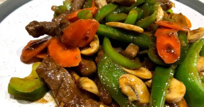 Quick beef stir fry