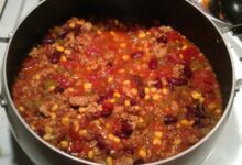 Traditional chili with ground turkey