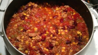 Traditional chili with ground turkey