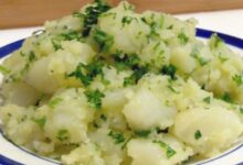 Light and easy greek potato salad