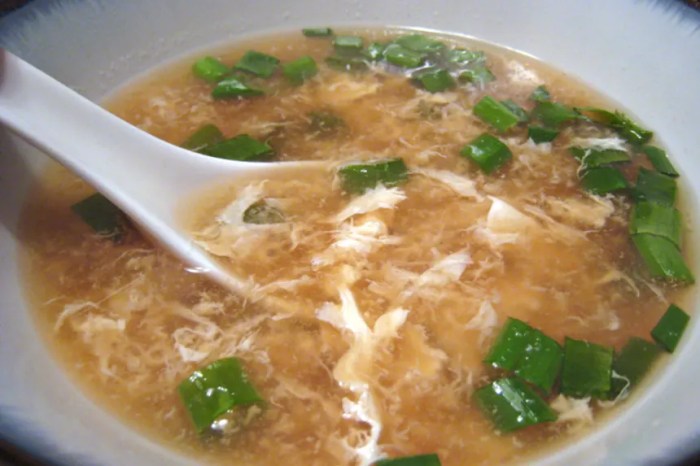 Egg drop soup better than restaurant quality