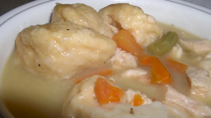 Super easy chicken and dumplings