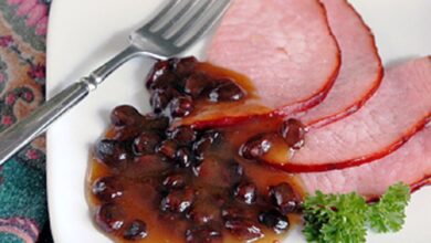 Easy raisin sauce for ham