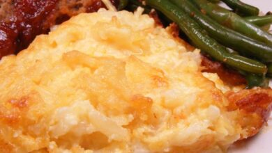 Restaurant style hashbrown casserole