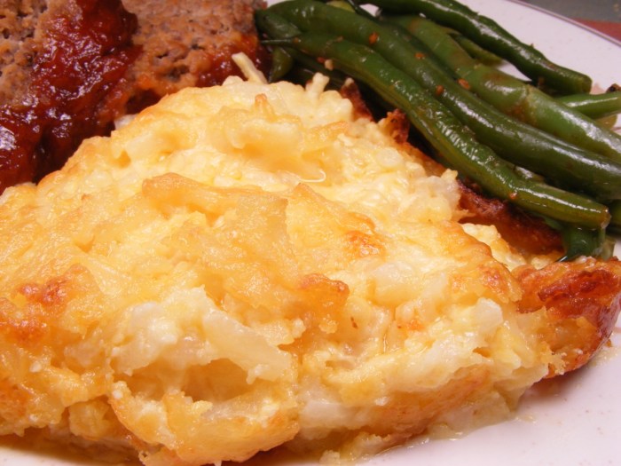 Restaurant style hashbrown casserole