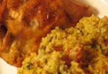 Exotic chicken and rice casserole