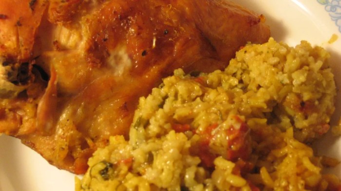 Exotic chicken and rice casserole