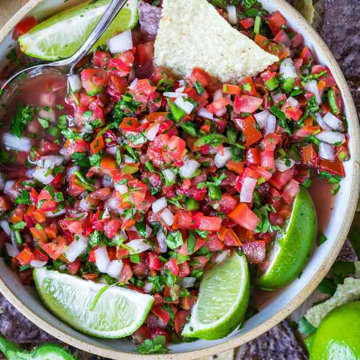 Pico de gallo with cabbage mexican coleslaw