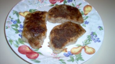 Molasses brined pork chops