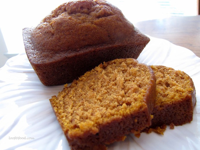 Downeast maine pumpkin bread