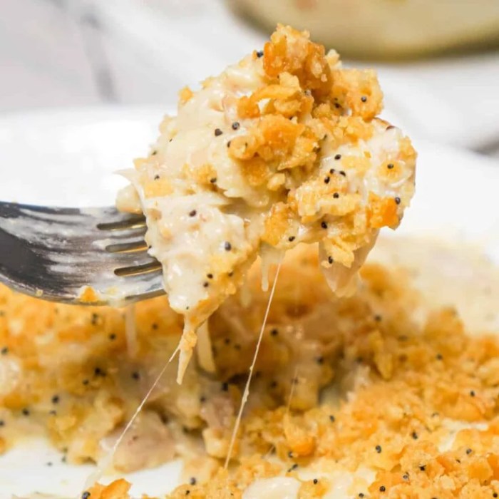 Poppy seed chicken casserole