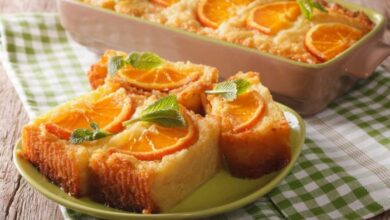 Portokalopita greek orange phyllo cake