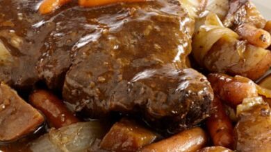 Slow cooker pot roast with malbec red wine