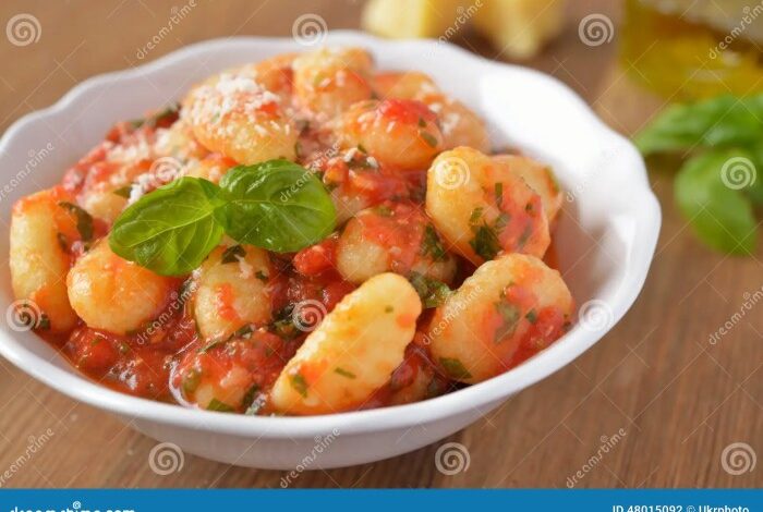 Gnocchi with pomodoro sauce