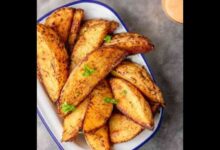 Air fryer potato wedges