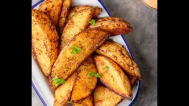 Air fryer potato wedges