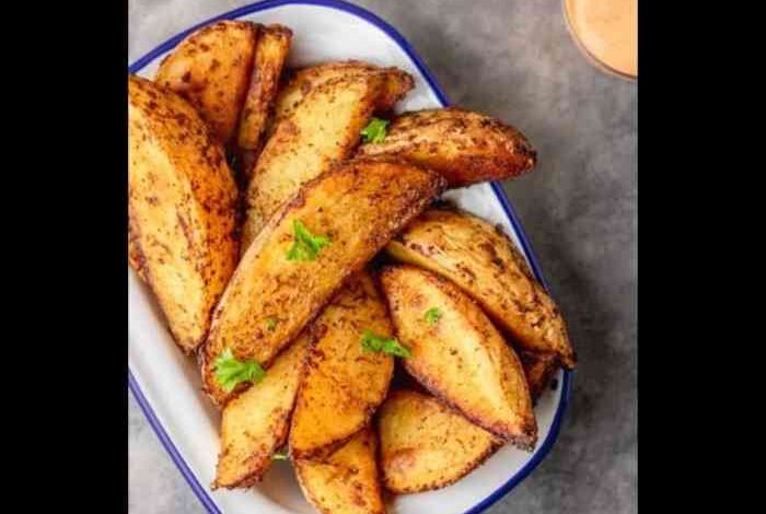Air fryer potato wedges
