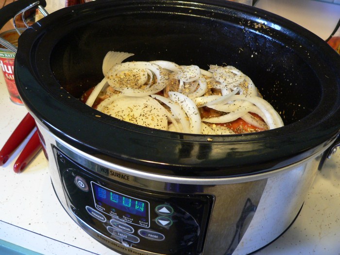 Healthier amazing pork tenderloin in the slow cooker
