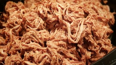 Honey bbq pulled pork in the slow cooker