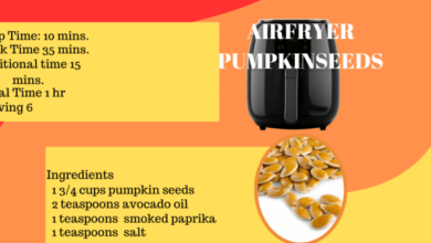 Air fryer pumpkin seeds