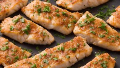 Quick and easy baked fish fillet