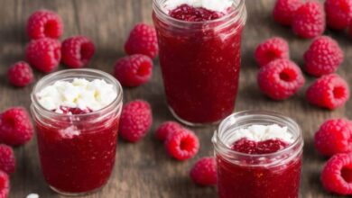 Raspberry jam without pectin