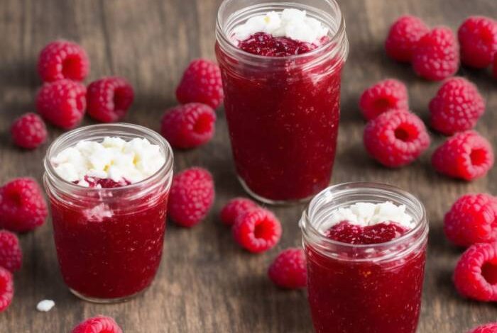 Raspberry jam without pectin