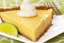 Authentic key lime pie