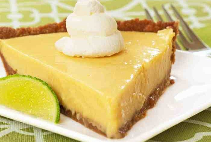 Authentic key lime pie