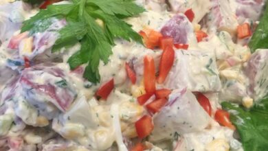 Red skinned potato salad