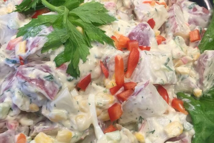 Red skinned potato salad