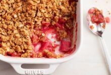 Rhubarb crisp recipe