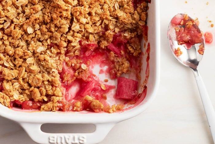 Rhubarb crisp recipe