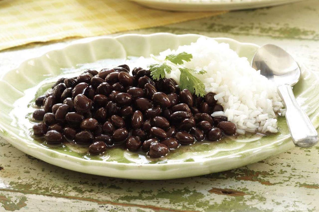 Rice cooker black beans