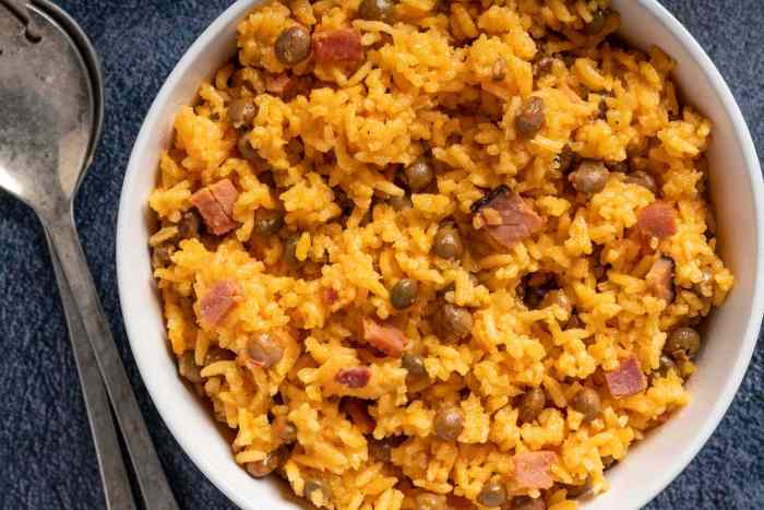 Puerto rican rice and beans