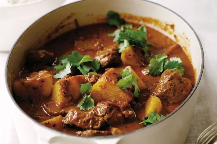 Easy leftover lamb curry