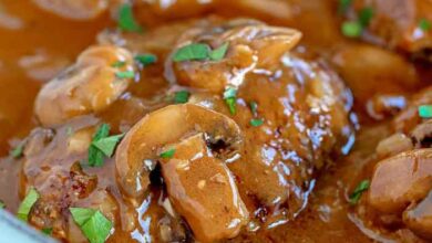 Instant pot salisbury steak with onion and mushroom gravy