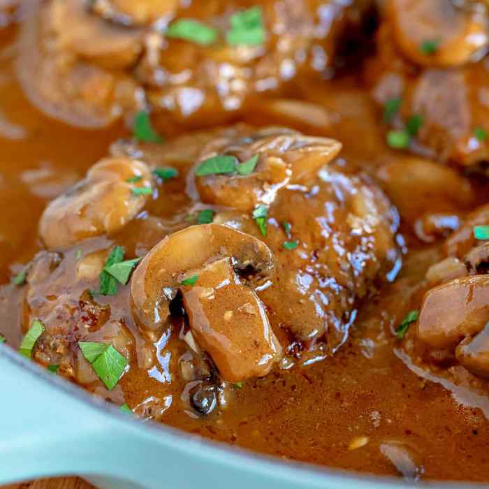 Instant pot salisbury steak with onion and mushroom gravy