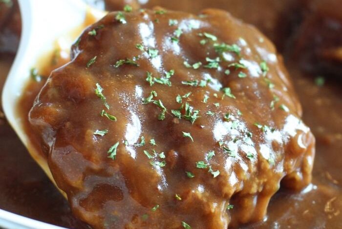 Low carb salisbury steak