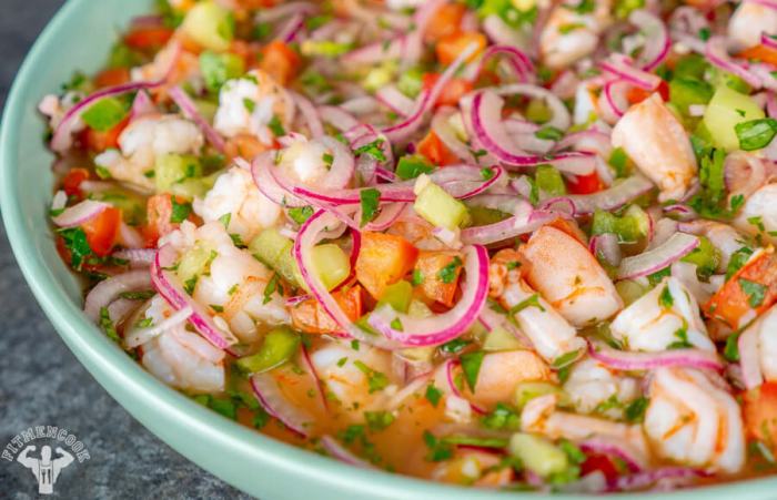 Ceviche shrimp pineapple so darn turned healthy too well