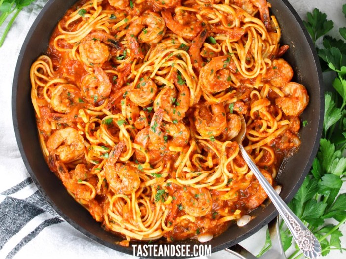 Chef johns shrimp fra diavolo