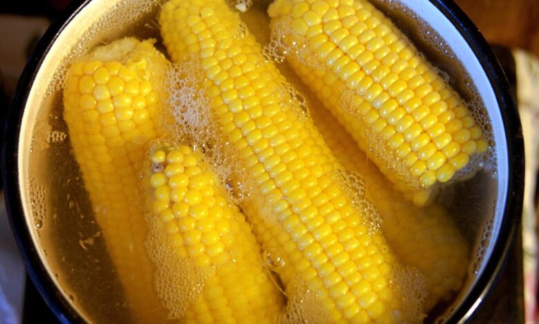 Daddy ks milk boiled corn on the cob