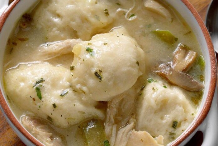Chicken and dumplings i